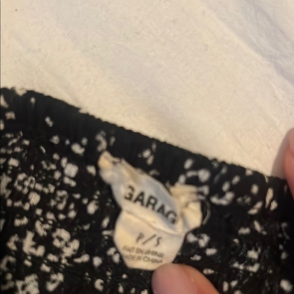 Garage Black and White Mini Dress - Picture 4 of 4